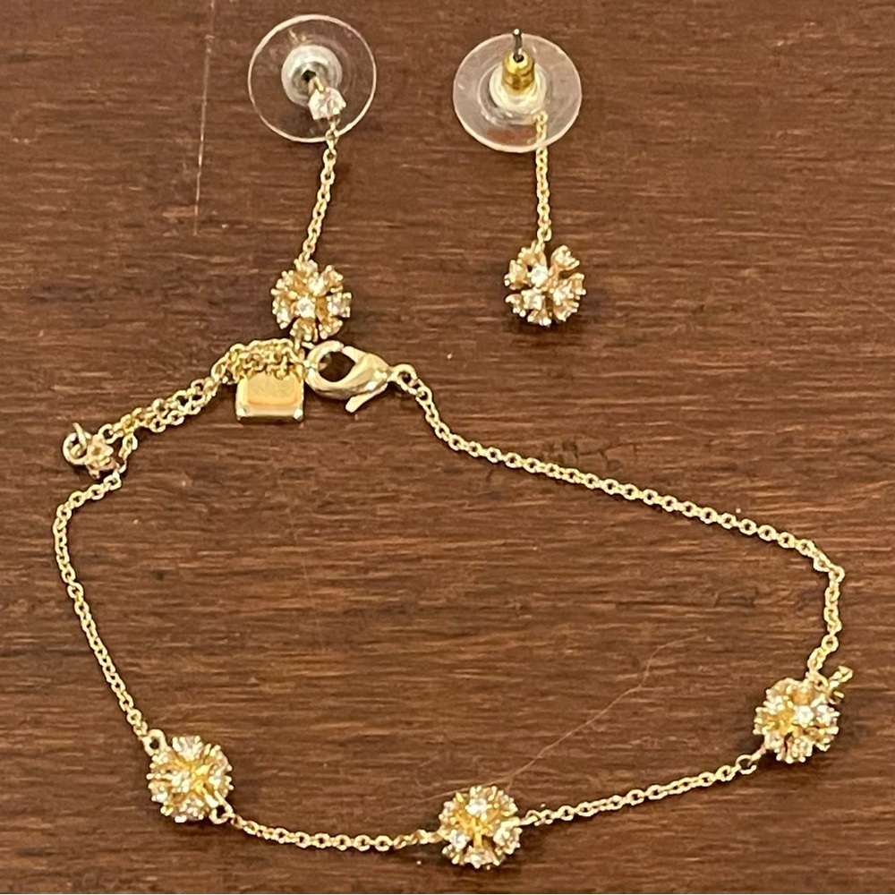banana republic sparkly Gold Jewelry  Set